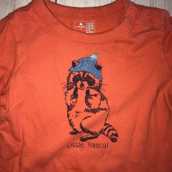 Baby gap let’s go play tshirt stripe long sleeve - Picture 5 of 7